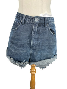 Shorts: One Teaspoon black denim shorts | size 27