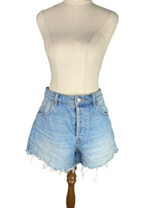 Rollas high-rise cut-off shorts | size 10