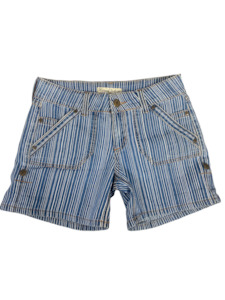 Hermani Fashion stripe denim shorts | size 32