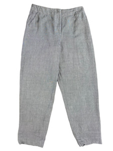 Max grey wool and linen blend pants | size 12