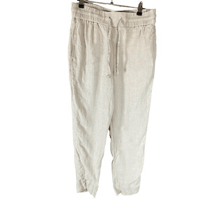 Country Road 100% french linen relaxed pants | size 8