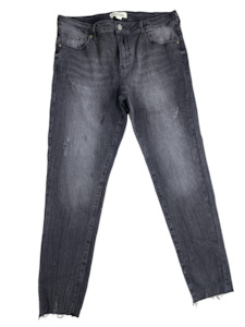 Jeans: eb & ive black washed skinny jeans | size extra large