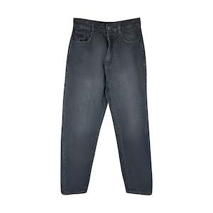 Zara black denim straight leg jeans | size 6