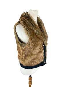 Jackets Coats: Glassons faux fur vest | size small