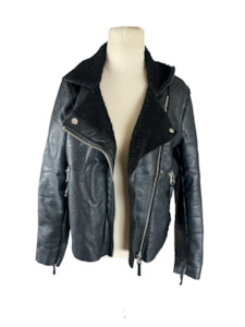 Dotti faux leather jacket | size 12