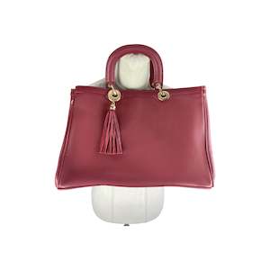 Mi Piaci red handbag