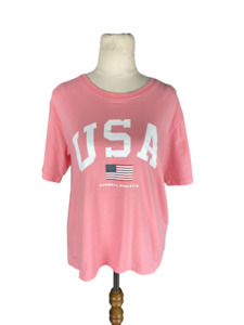 Russell Athletic USA pink tee | size 12