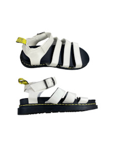 Shoes: White sandals - as new | size 9 or 40