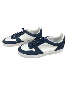 Zara low top white and navy sneakers - as new | size 40