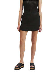 Favourite Finds: Country Road organic linen black skirt | size 10 - RRP $139