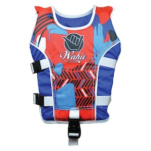 Wahu Swim Vest Child Medium (25-30kg) - Red/Blue