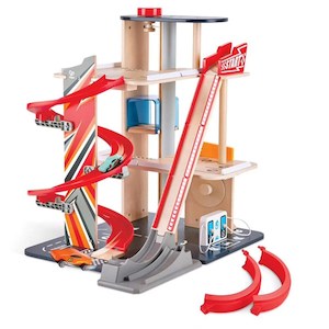 Toy: Hape Gearhead Stunt Garage