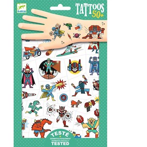 *Djeco Tattoos - Heroes vs Villians