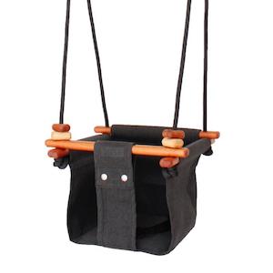 SOLVEJ Baby Toddler Swing - Slate Grey