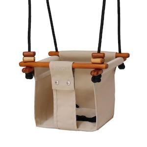 SOLVEJ Baby Toddler Swing - Soft Linen