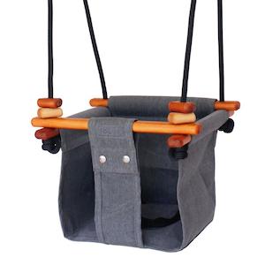 SOLVEJ Baby Toddler Swing - Smokey Grey