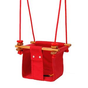 SOLVEJ Baby Toddler Swing - Pohutukawa Red