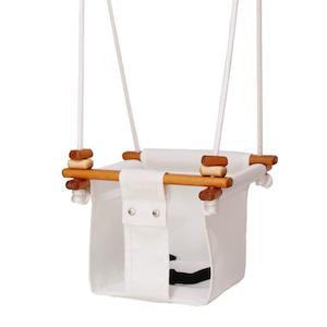 Toy: SOLVEJ Baby Toddler Swing - Merino White