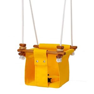 SOLVEJ Baby Toddler Swing - Kowhai Yellow