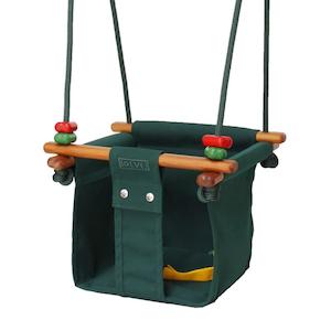 SOLVEJ Baby Toddler Swing - Forest Green