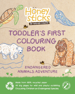 Honeysticks Colouring Book - Endangered Species