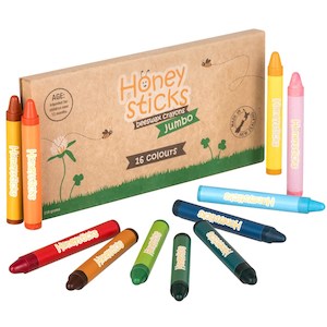 Honeysticks Beeswax Crayons - Jumbo 16pk