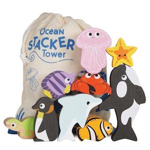 Le Toy Van Petilou Ocean Stacker Tower & Bag