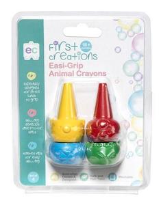 EC First Creations Easi-Grip Animal Crayons - Set of 4