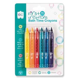 Toy: EC First Creations Bath Time Crayons - 6 pack