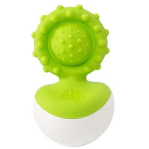 Toy: Fat Brain Toys Dimpl Wobble Green^