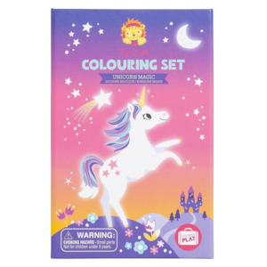 Toy: Tiger Tribe Colouring Set - Unicorn Magic