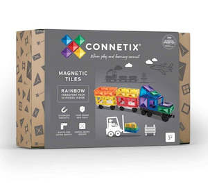 Toy: Connetix Rainbow Transport Pack 50pc