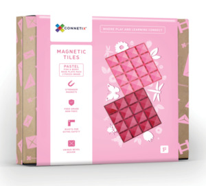 Connetix Pastel Pink & Berry Base Plate 2 pc