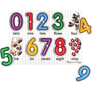 Melissa & Doug See-Inside Numbers Peg