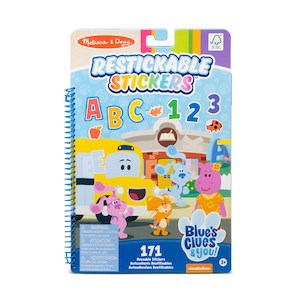 Toy: Melissa & Doug Blues Clues & You! Restickable Stickers- Letters/Numbers