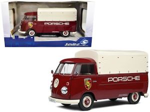 1950 VW VOLKSWAGEN T1 PICK UP PORSCHE SERVICE 1: 18 By Solido