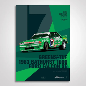 Dick Johnson Greens Tuff Variant Edition Poster