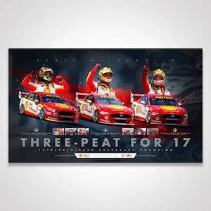 Shell V-Power Racing Team Scott McLaughlin Three-Peat For 17 Limited Edition Print