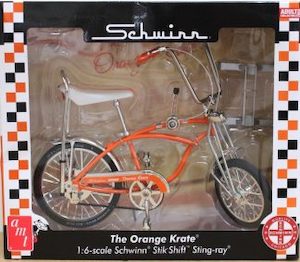 Schwinn Sting Ray Orange Krate Push Cycle 1: 6 By AMT