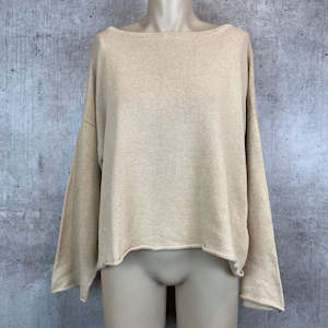 Second hand clothing: Beiged Knit Jumper - S/M