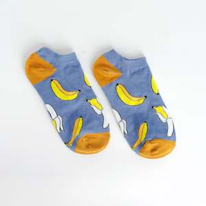 Clothing: Cartoon Banana Socks