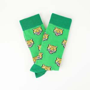 Green Tiger Socks