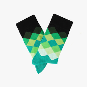 Clothing: Faded Diamond Socks