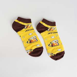 Beers Printed Ankle Socks