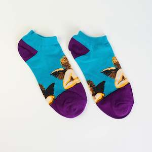 Clothing: Art Paint Ankle Socks