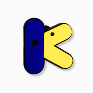 Clothing: K animated letter Charm