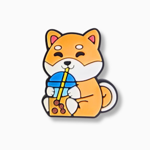 Shiba Boba Charm