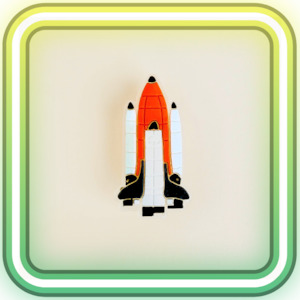 Clothing: Space Shuttle Glowing Charm