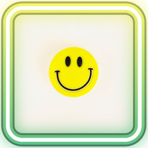 Smiley Face Glowing Charm