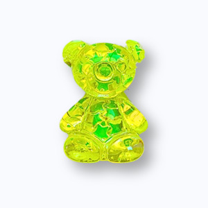 Clothing: Glitter Teddy Bear Charm